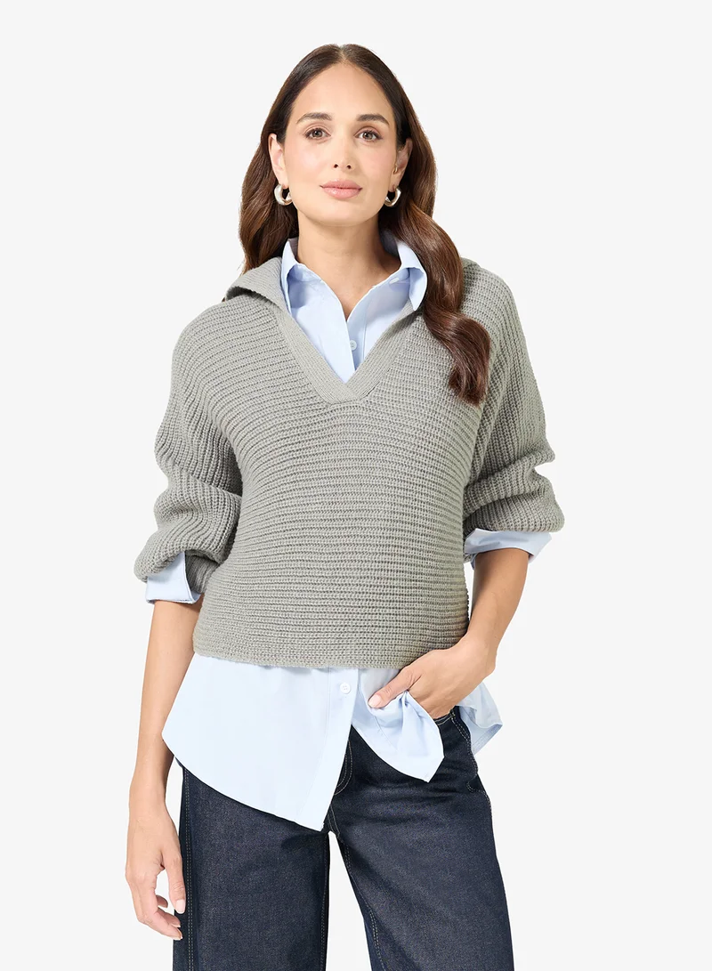 ELLA Polo Sweater