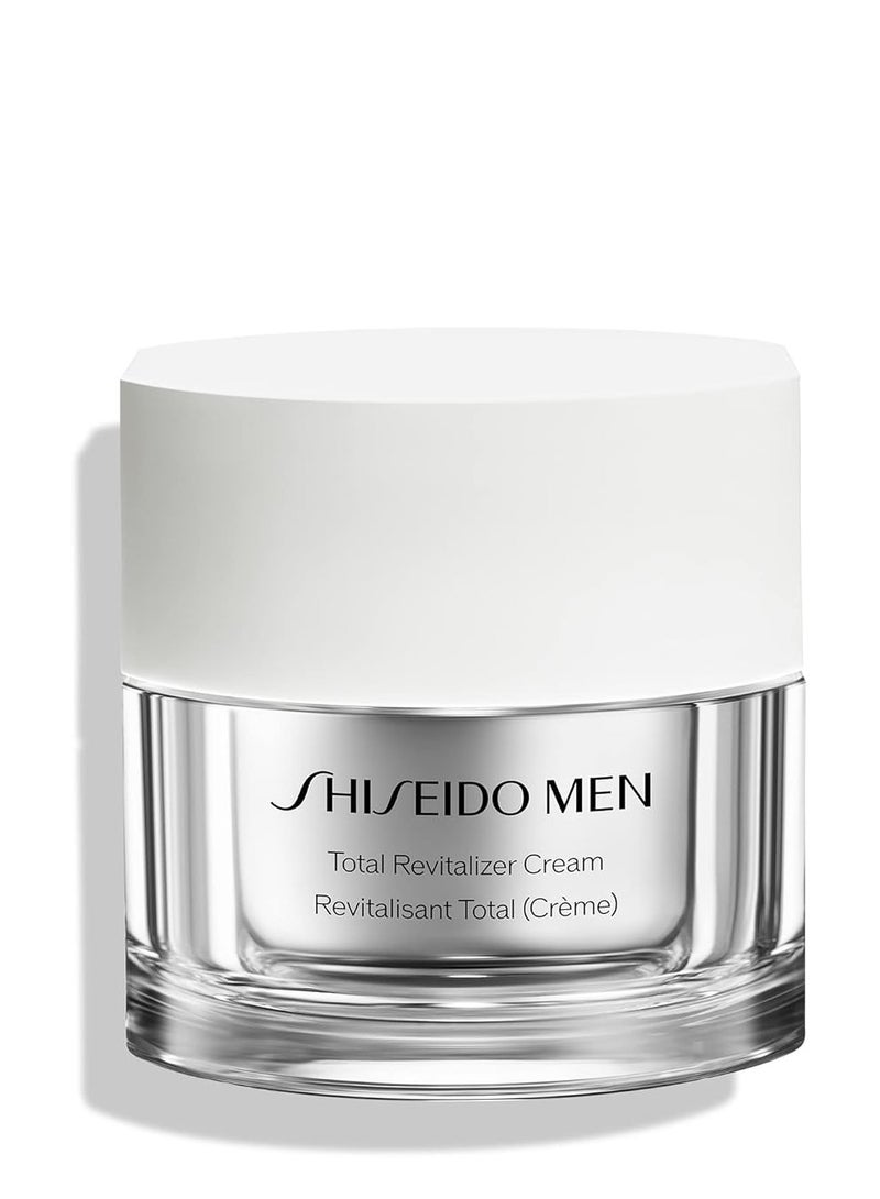 Shiseido Shiseido Men Total Revitalizer Cream - 50 mL - Anti-Aging Moisturizer - Addresses Five Skin Aging Concerns for Men - Non-Comedogenic - Ideal for Normal to Dry Skin Types - Image 1