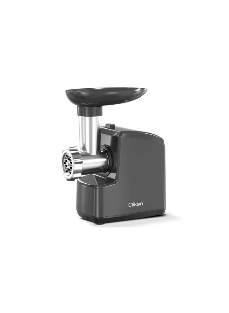 Meat Grinder – 600W Motor, 1000W Max Power, Stainless Steel Blades, Forward & Reverse Function – CK2697 – Black/Silver 600 W CK2697 Black/Silver