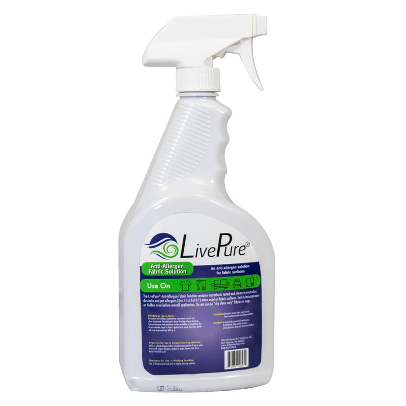 Live Pure LivePure Anti-Allergen 32 OZ Fabric Spray for Household Surfaces - Image 2