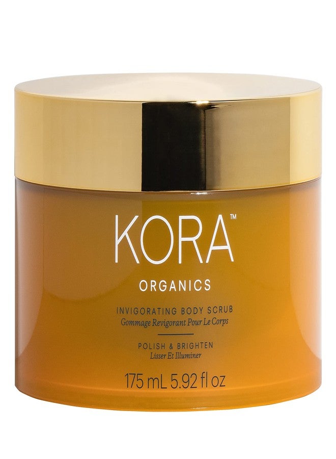 KORA Organics Invigorating Body Scrub, Smooth & Exfoliate, Certified Organic, Cruelty Free, 5.92 oz - Image 1