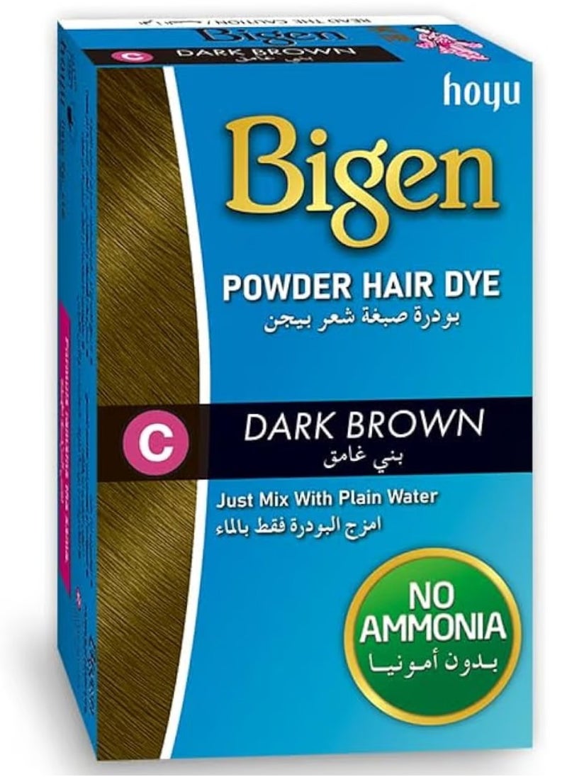 Bigen - Powder Hair Dye Dark Brown 6g - Image 1