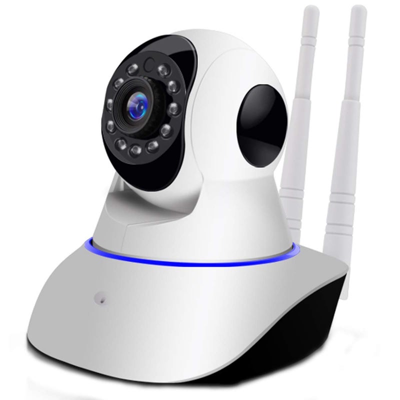 SNARIYOVSN SNARIYOVSN Wireless Home and Office Ultra HD 720P IP CCTV Security Camera Protection with WiFi Wireless Connectivity White Pack1  - Image 1