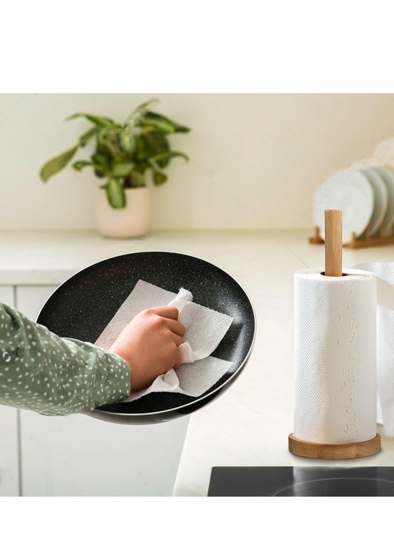 Wooden kitchen towel holder - Image 2