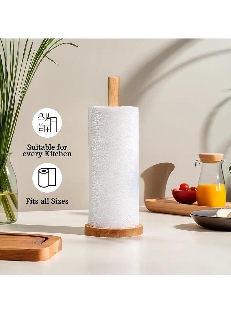 Wooden kitchen towel holder - Image 3