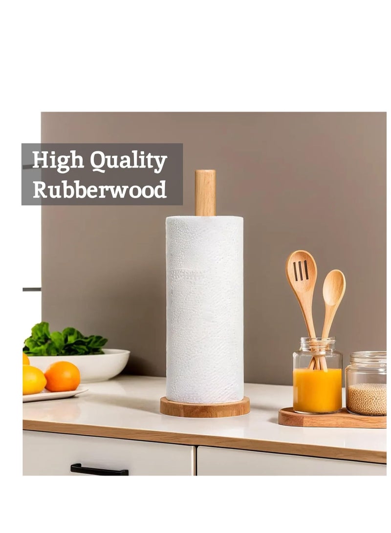 Wooden kitchen towel holder - Image 4