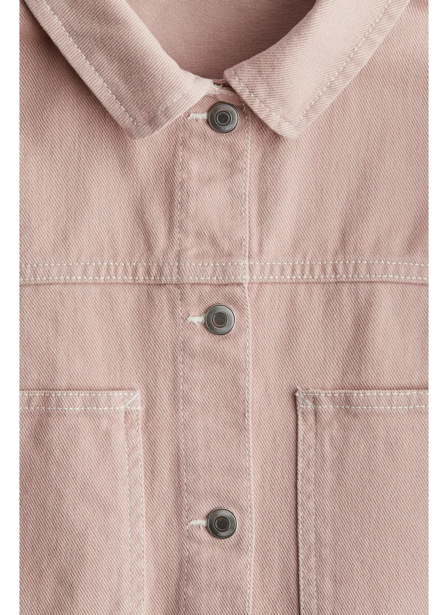 اتش اند ام Oversized Cotton Twill Jacket