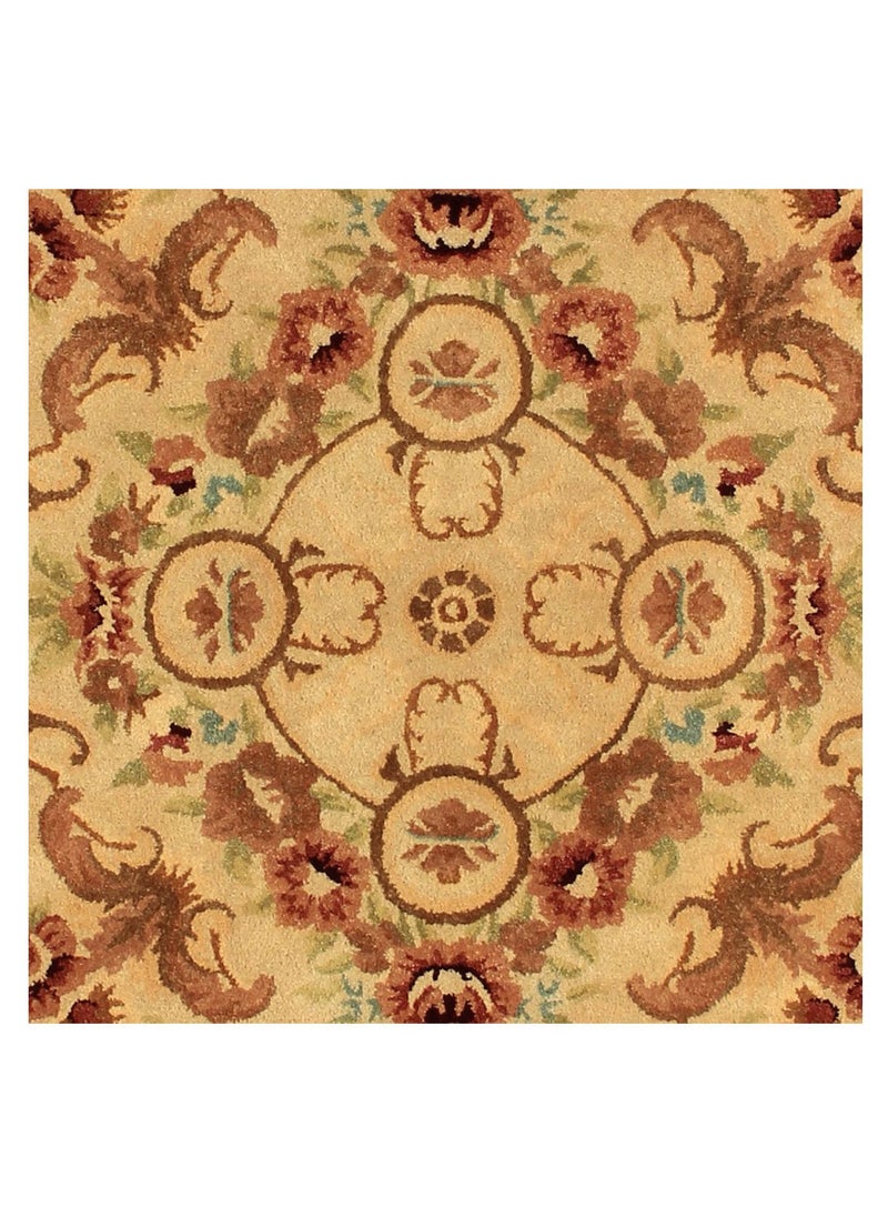 AURUM HOME AH014A Hand Tufted Area Traditional Carpet Interior Living Bedroom, Bedroom, Exhibition Area Cut Wool Pile, Rectangle  - Image 3