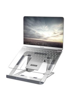 Yesido LP02 Adjustable Portable Flexible Folding Aluminium Metal Table Laptop Notebook Stand Holder  - Image 4