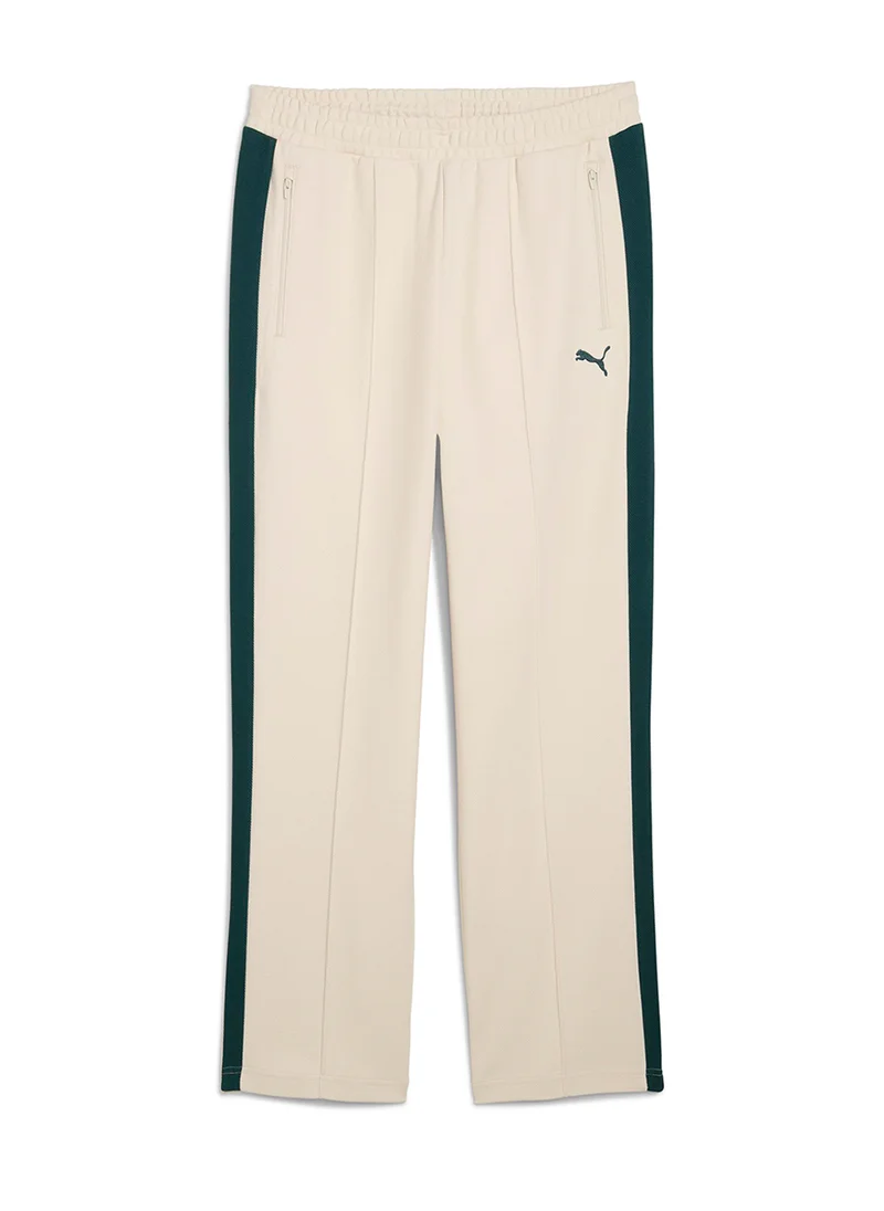 بوما T7 Relaxed Fit Jacquard Patterned Track Pants