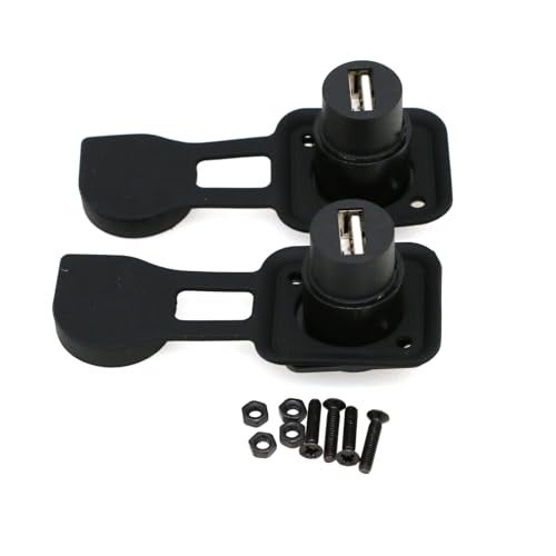 ZBLZGP 2 Pack USB 20 Type D Metal Plug Female to Female Module Connector USB Connector Jack Panel Mount USB 20 for Chassis Adapter Bracket - Image 1