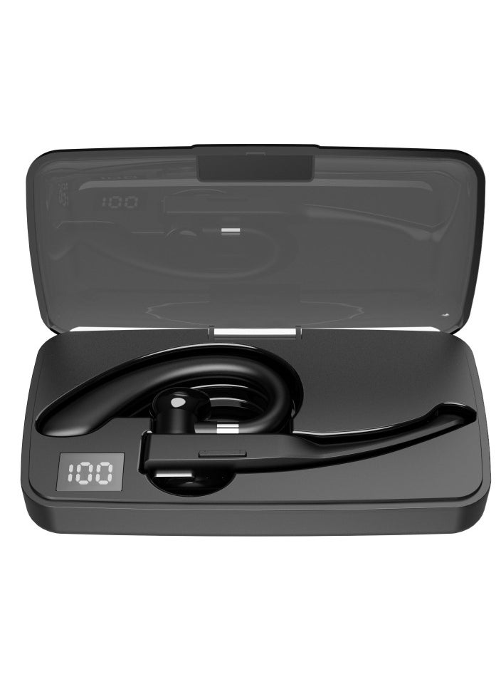 Generic - YYK525 Wireless Bluetooth-compatible Earphone Handsfree Business Headset Mini Earbuds Built-in Mic for Car Driving - Image 1