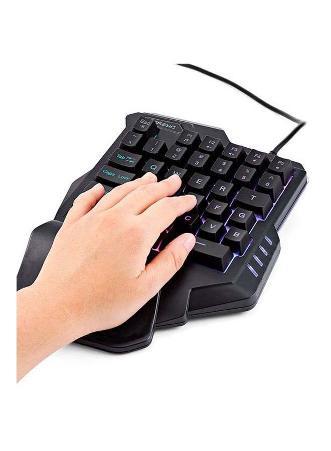 NIBEMINENT G30 Wired Gaming One-Handed Membrane Keyboard  - Image 3