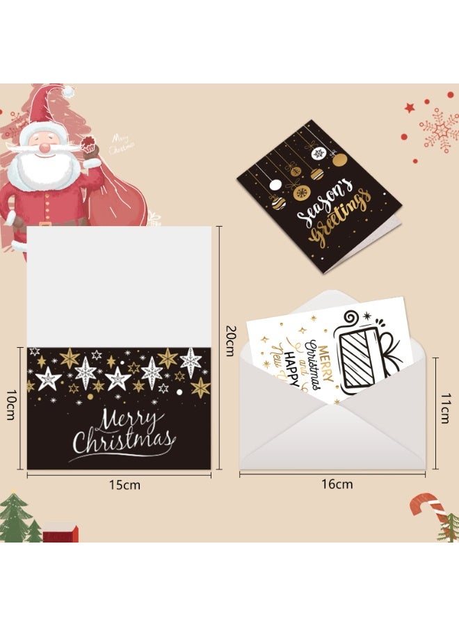 تشيلور بطاقات عيد الميلاد من تشيلور، ٢٤ بطاقة بريدية مختلفة مع مغلف، بطاقات مزدوجة/بطاقات قابلة للطي، بطاقات عيد ميلاد جميلة وملونة. - Image 3