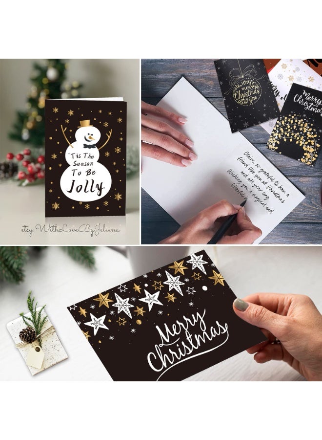 تشيلور بطاقات عيد الميلاد من تشيلور، ٢٤ بطاقة بريدية مختلفة مع مغلف، بطاقات مزدوجة/بطاقات قابلة للطي، بطاقات عيد ميلاد جميلة وملونة. - Image 4