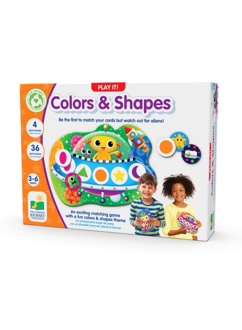 THE LEARNING JOURNEY PLAY IT! COLORS & SHAPES - Image 1