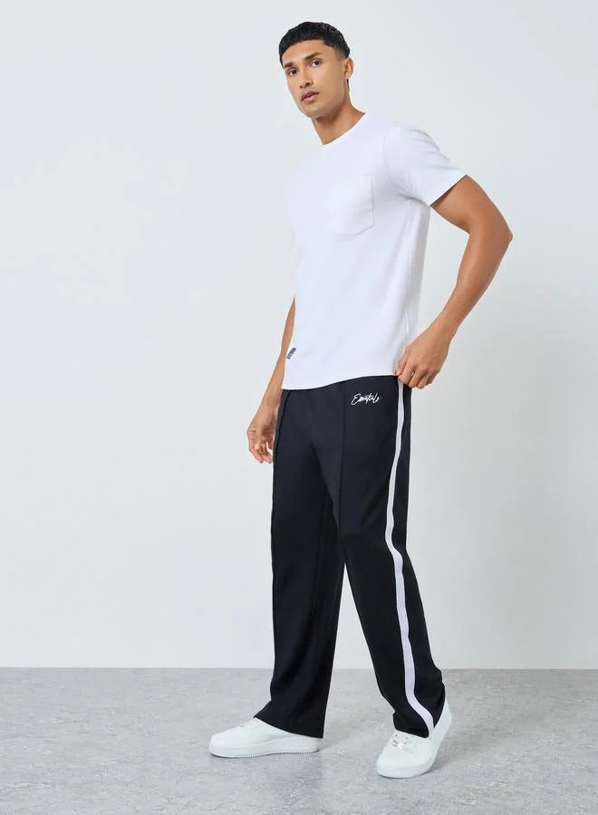 Styli Styli Men Side Stripe Oversized Terry Joggers