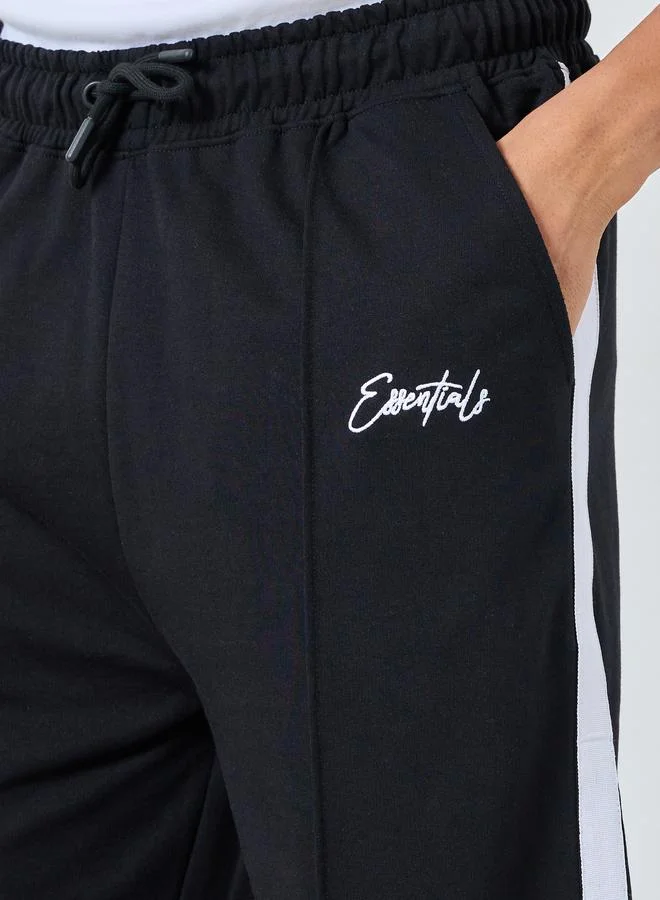 Styli Styli Men Side Stripe Oversized Terry Joggers