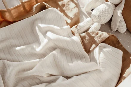 أوه نو Organic Cashmere Baby Blanket - Cream, Ooh Noo