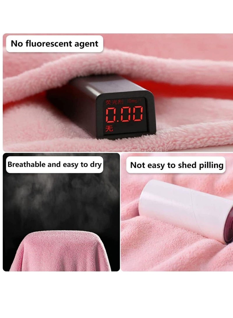 SOLARAE منشفة بغطاء للرأس للأطفال من 3-13 سنة، منشفة شاطئ أو حمام فاخرة، تصميم أرنب، فائقة النعومة، وكبيرة جداً، منشفة سباحة/حمام للأطفال 100% قطن مع غطاء رأس - Image 4