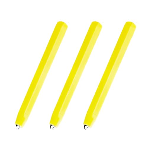 Ribee 3 Pieces Replacement Stylus Magnetic Drawing Pen Magnet Replacement Pens for Magnetic Drawing Board Pen Replacement Magnapad A to Z and Numbers 09 Yellow - Image 1