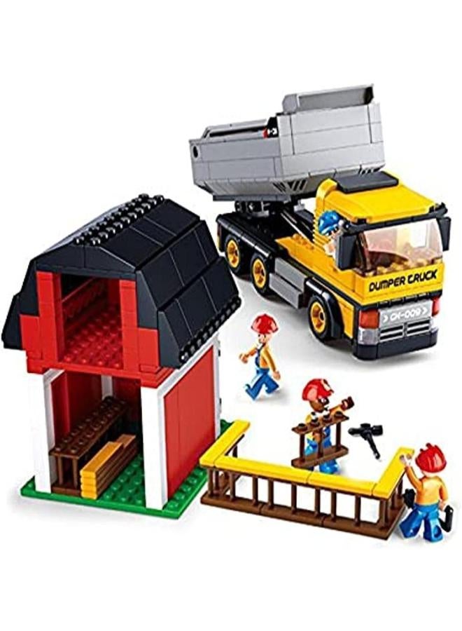 Sluban Dump Truck Town Building Kit (384 Pieces) - Image 1