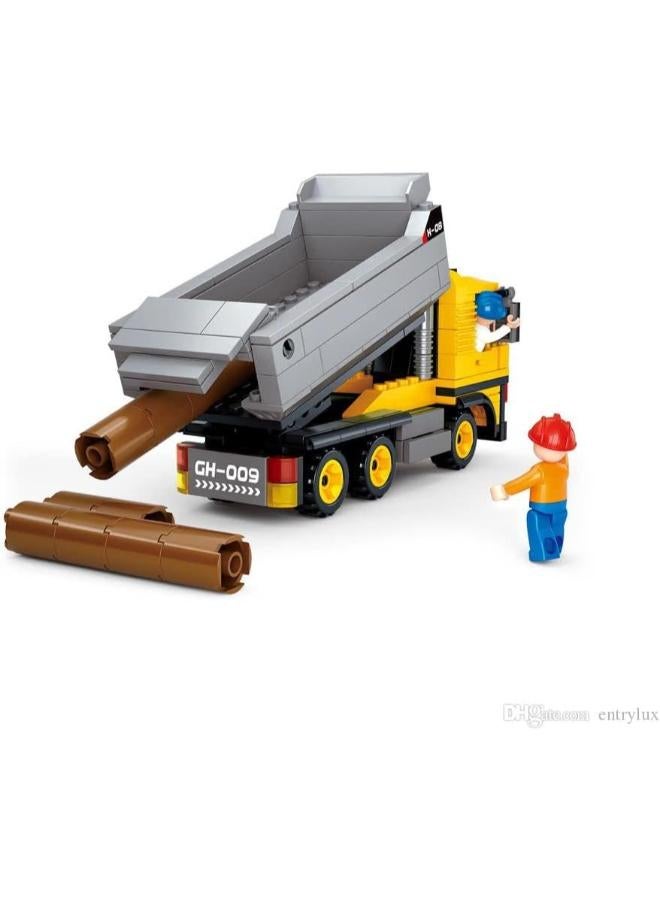 Sluban Dump Truck Town Building Kit (384 Pieces) - Image 4