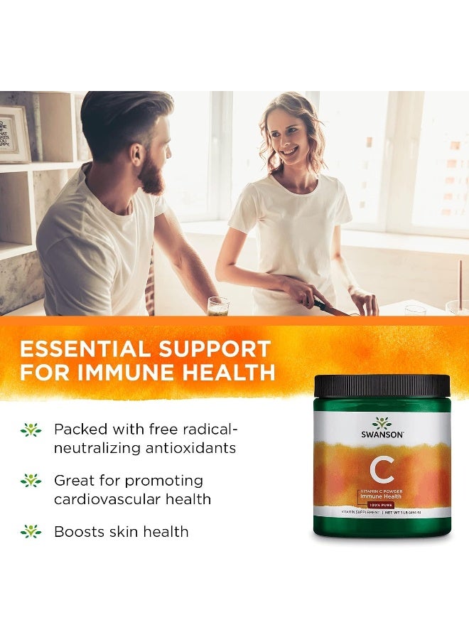 SWANSON 100% Pure C-1000 Vitamin C Powder for Immune Health - 3 Pack - Image 4