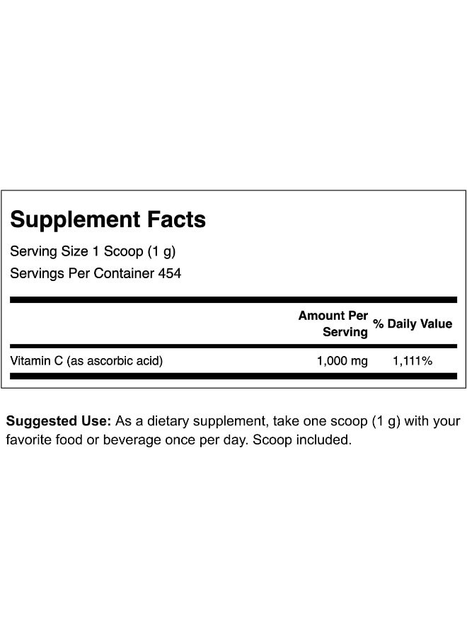 SWANSON 100% Pure C-1000 Vitamin C Powder for Immune Health - 3 Pack - Image 3