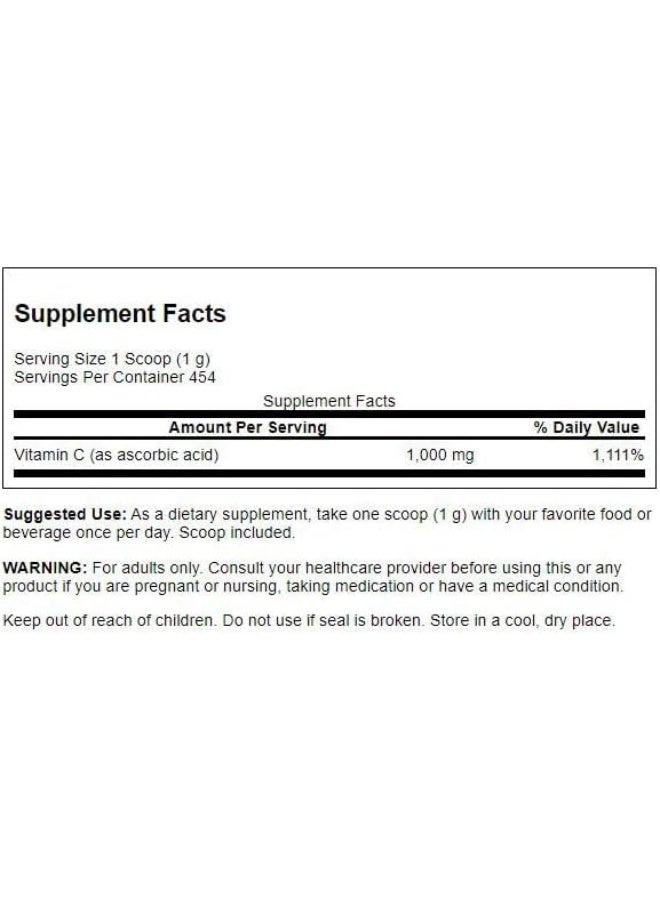 SWANSON 100% Pure C-1000 Vitamin C Powder for Immune Health - 3 Pack - Image 2