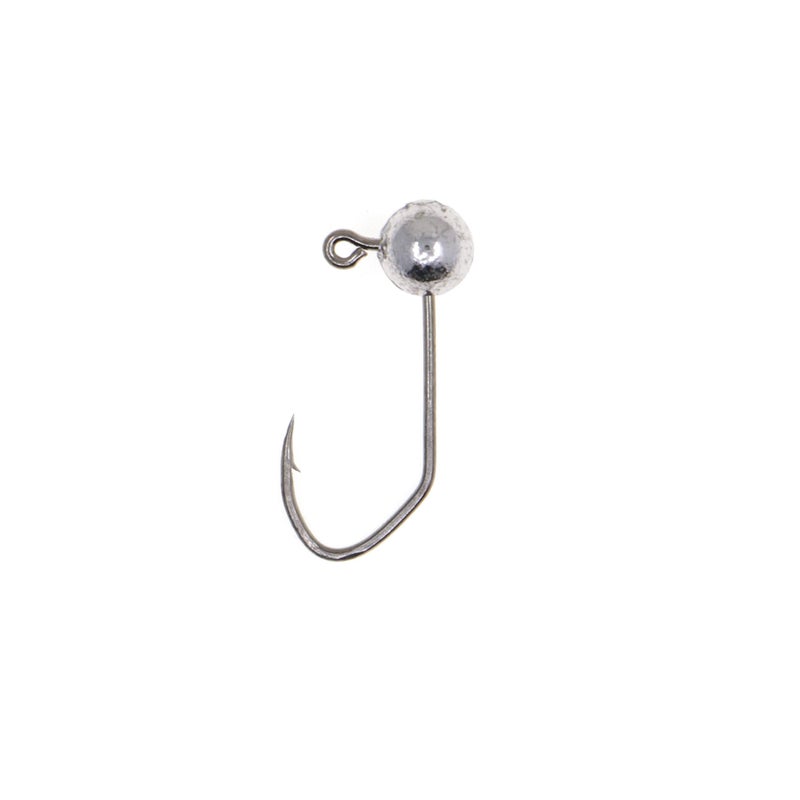 Temorah Fly Tying Sickle Jig Heads (1/80 OZ 50PCS, Unpainted) - Image 1