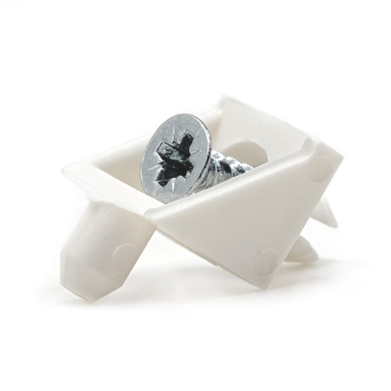 ReplacementScrews White Shelf Support Pins Compatible with IKEA Part 101558 Pax KOMPLEMENT Pack of 8