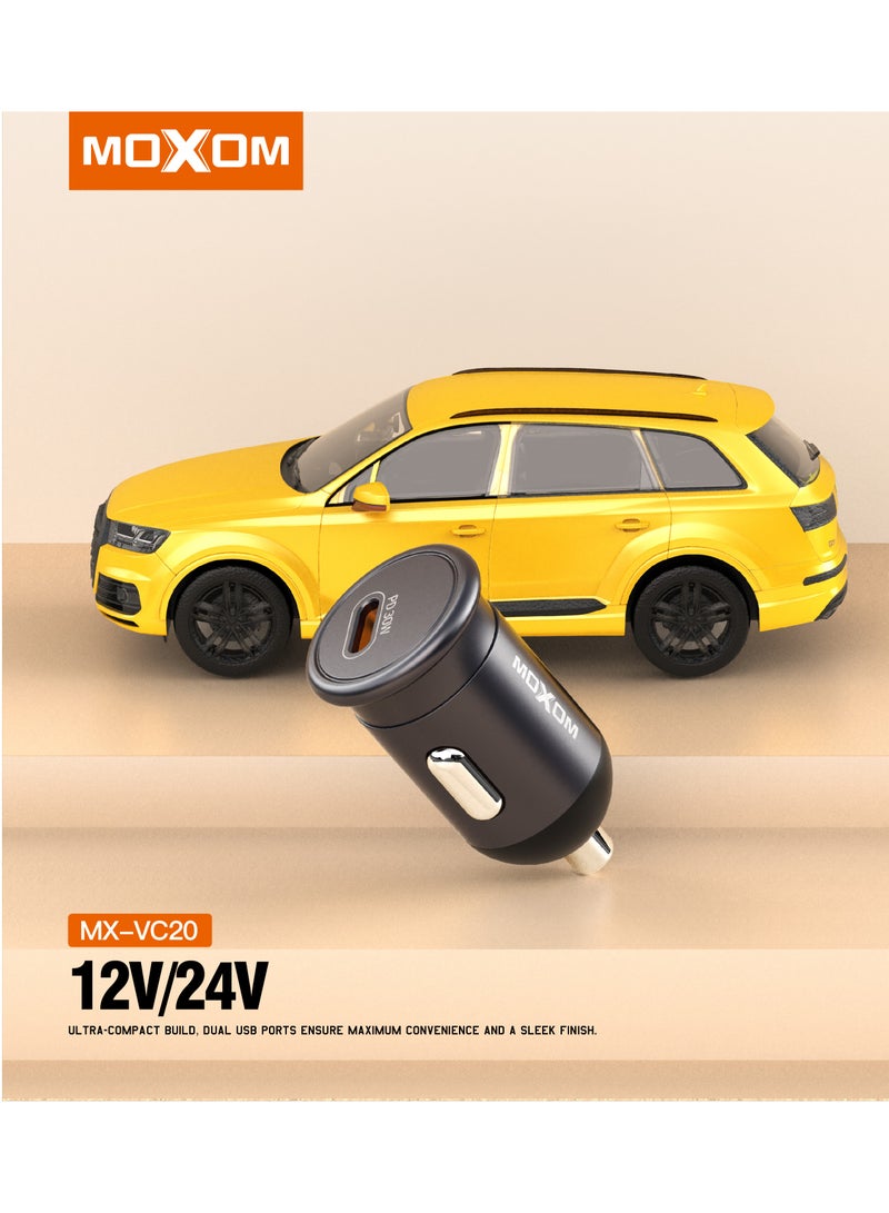 MOXOM VC20 PD Fast Charging Car Charger - Image 3