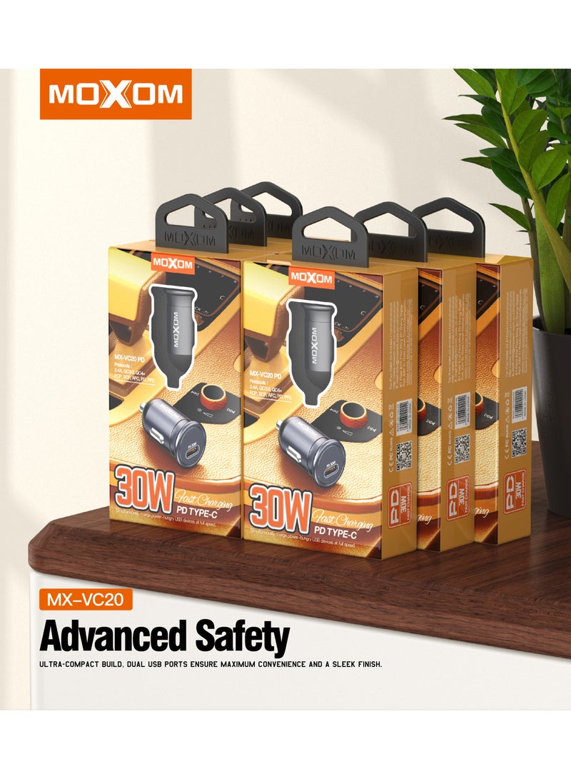 MOXOM VC20 PD Fast Charging Car Charger - Image 5