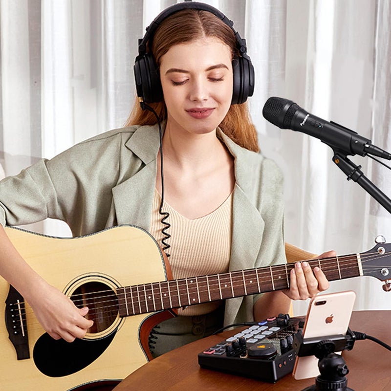 MAONO USB/XLR Podcast Dynamic Microphone, Studio Mic Kit with Volume Control, Shock Mount, Pop Filter, Ideal for Vocal, Instruments Recording, Voice Over, Live Streaming (HD300T) - Image 2