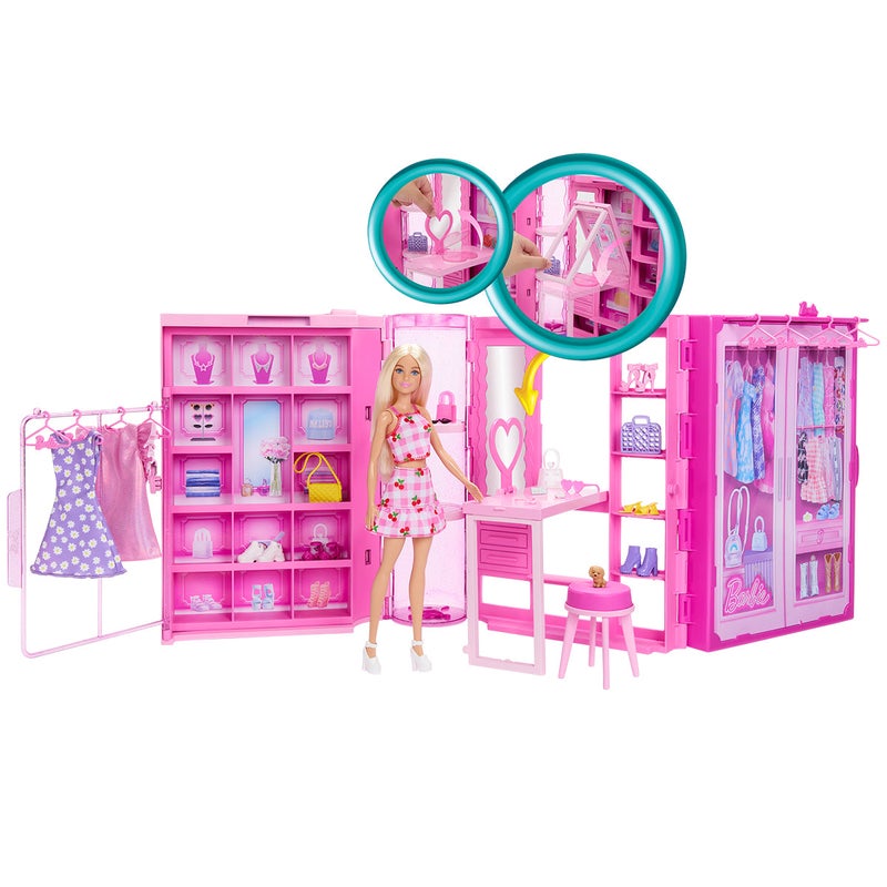 Barbie Dream Closet 3.0 Doll Playset with Doll & Accessories - Image 2
