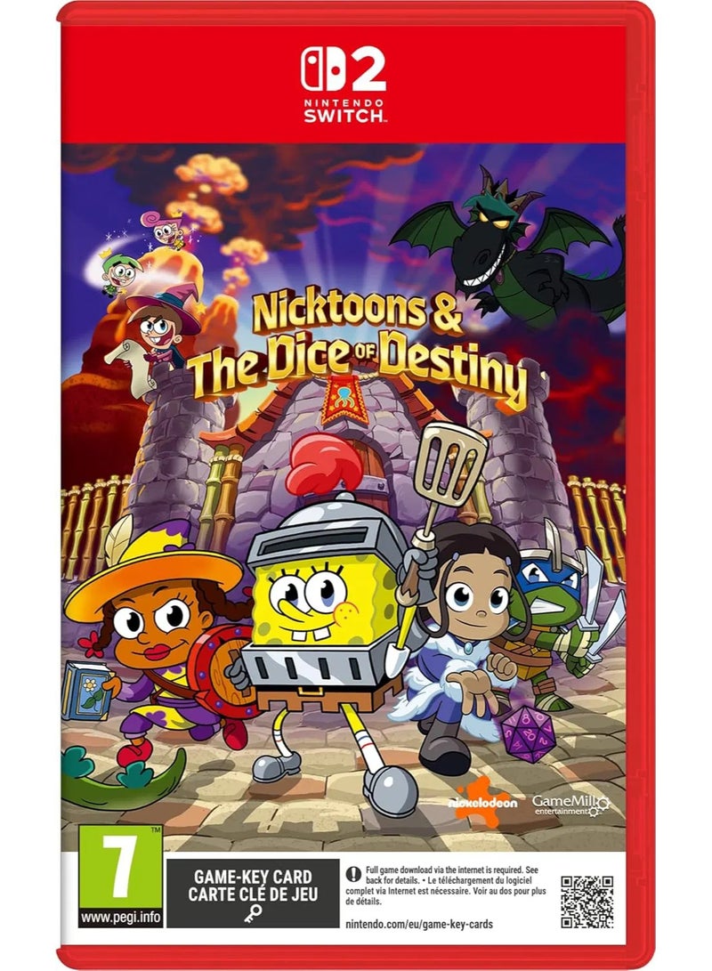 GameMill Nicktoons & The Dice of Destiny 2 [GAME KEY CARD] - nintendo_switch - Image 1