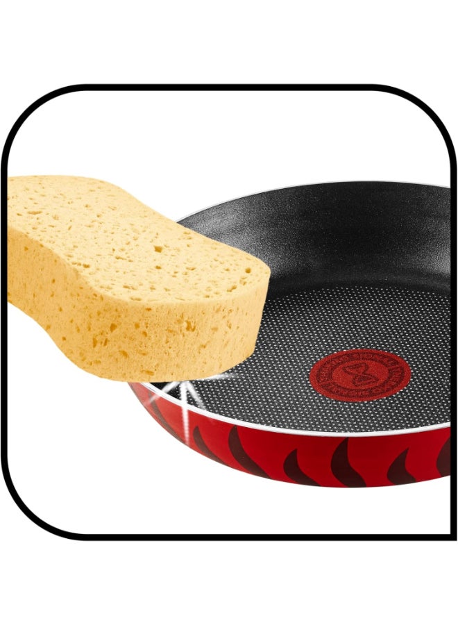Tefal 3 Piece Set Of Fry Pan 16-20-24 Cm -Red Red - Image 4