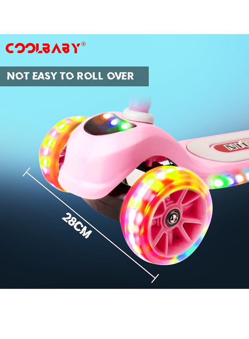 Cool Baby Music and Light Adjustable Handle kids Scooter  - Image 5
