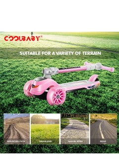 Cool Baby Music and Light Adjustable Handle kids Scooter  - Image 3