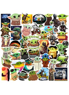 50-Piece Baby Yoda Stickers