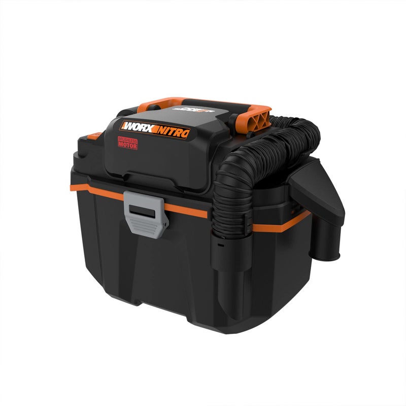 WORX Nitro WX031L9 20V 21 Gal Cordless WetDry Vacuum Tool Only Black Orange