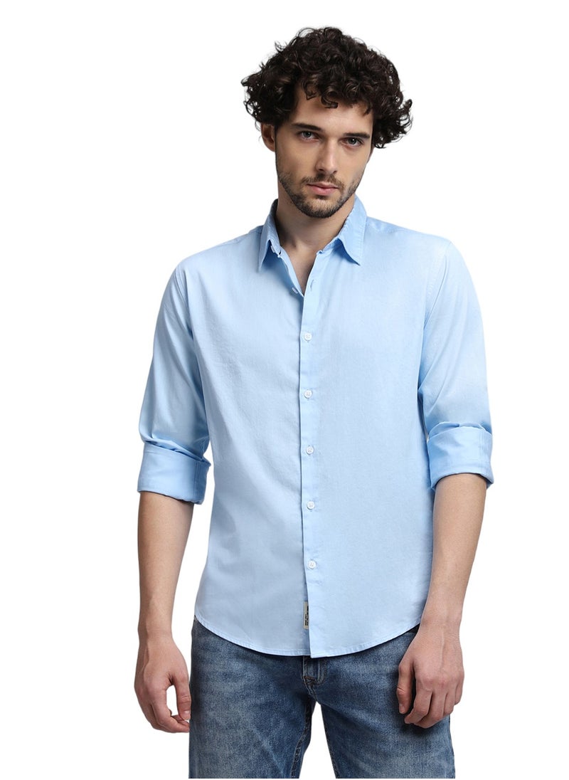 Dennis Lingo قميص كاجوال من القطن الخالص بقصّة Slim Fit  - Image 1