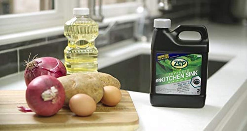 Zep Advanced Kitchen Drain Opener - 32 ounces - U49710 - Formulated for Grease, Food, and Oil-Safe for Garbage Disposal - Image 4