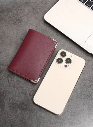 Elegant Slim Classic Small Wallet For Men - Burgundy - pzsku/Z287624AB1873931BA40FZ/45/_/1732818611/e7388354-9bac-420b-b9a3-106530cd94c8