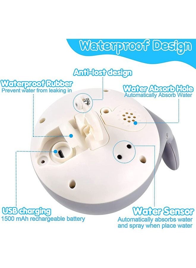 Ant - Rechargeable Baby Bath Toys, Pool Bathroom Baby Toy with Double Layer Waterproof, Light Up Whale Spray Water Bathtub Toys for Toddlers Infant Kids Boys Girls - Image 1