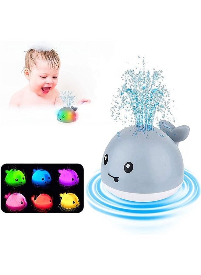 Ant - Rechargeable Baby Bath Toys, Pool Bathroom Baby Toy with Double Layer Waterproof, Light Up Whale Spray Water Bathtub Toys for Toddlers Infant Kids Boys Girls - Image 1