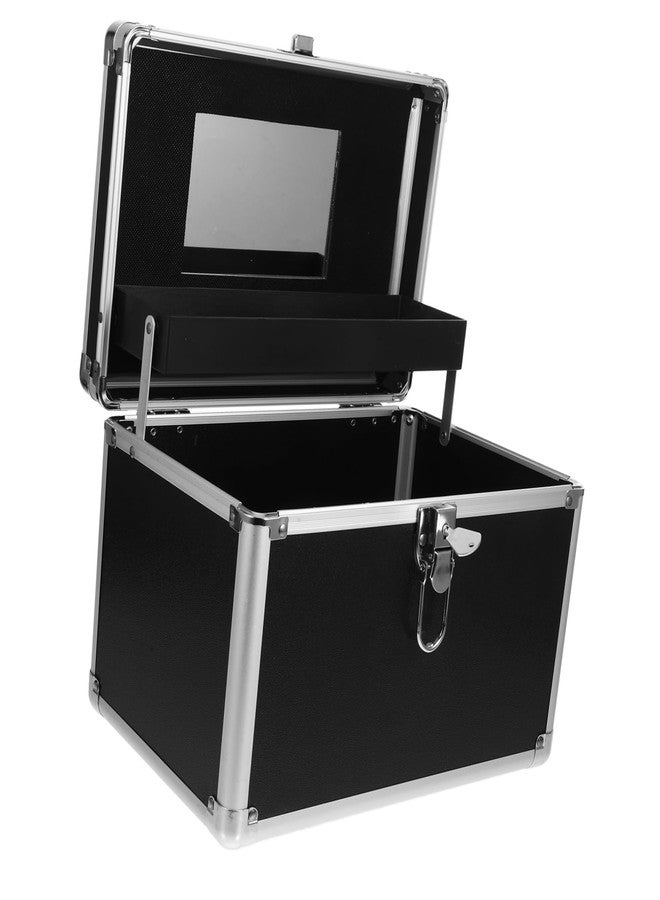 سولوستر منظم حقيبة مكياج معدنية أنيقة من سولستر، صندوق تخزين مناسب للسفر، تخزين آمن لمنتجات التجميل - Image 1