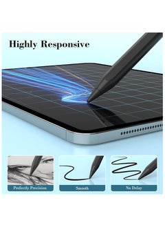 FARROBIZZ FARROBIZZ iPad Pencil, 10 Mins Fast Charging Stylus Pen for iPad Apple Pencil with Palm Rejection, Compatible w/iPad Air 3/4/5, iPad Mini 5/6, iPad 6/7/8/9/10, iPad Pro 11" and 12.9"-Black  - Image 5