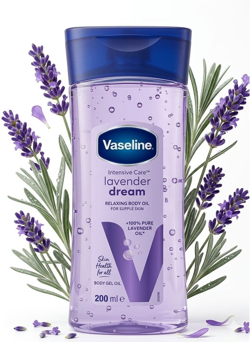 Vaseline Intensive Care Lavender Body Gel Oil - 200ml